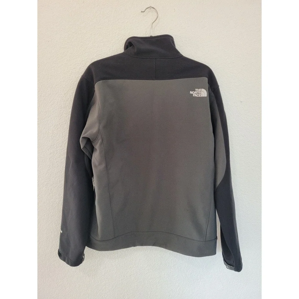 The North Face Apex Bionic Black Gray‎ Jacket Mens Size Med Soft Shell #7